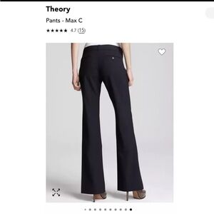 Theory Navy Blue Trousers
